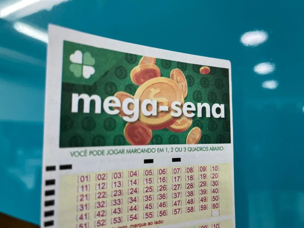 Canhoto da Mega-Sena (Foto: Liniker Ribeiro)