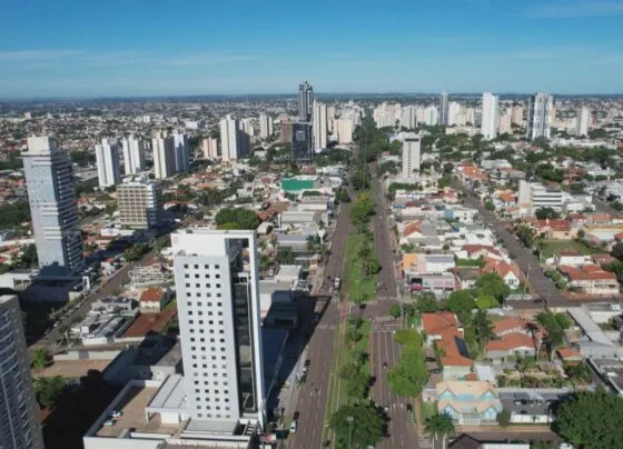 Imagem de drone de Campo Grande (Foto: Ariovaldo Dantas)