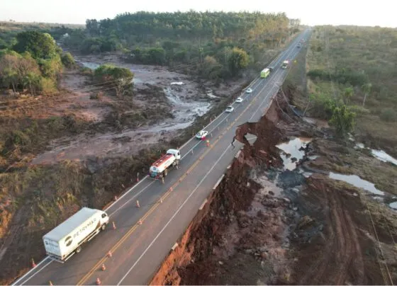 imagenmaerea BR 163barragem