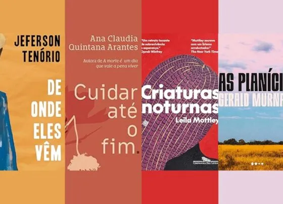 Capas de alguns livros lançamentos de outubro de 2024 no Brasil