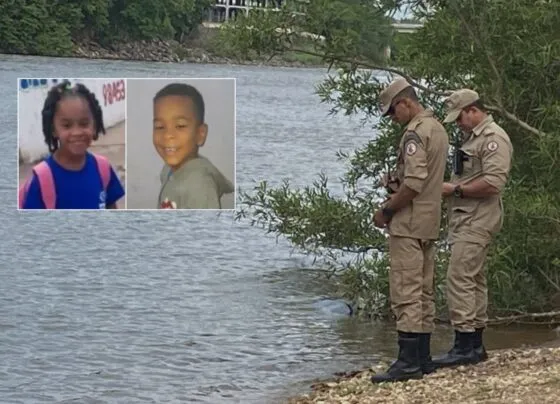 Irmãos de 8 e 10 anos morreram afogados no Rio Cuiabá. (Foto: Nathan Goulart)