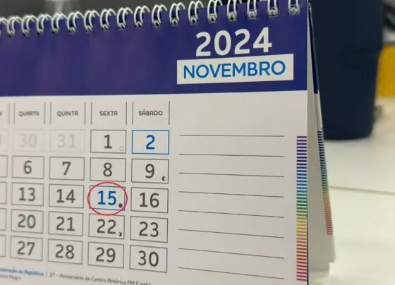 Calendário 15 de novembro