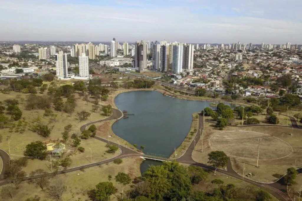 Visão aérea do Parque das Nações Indígenas