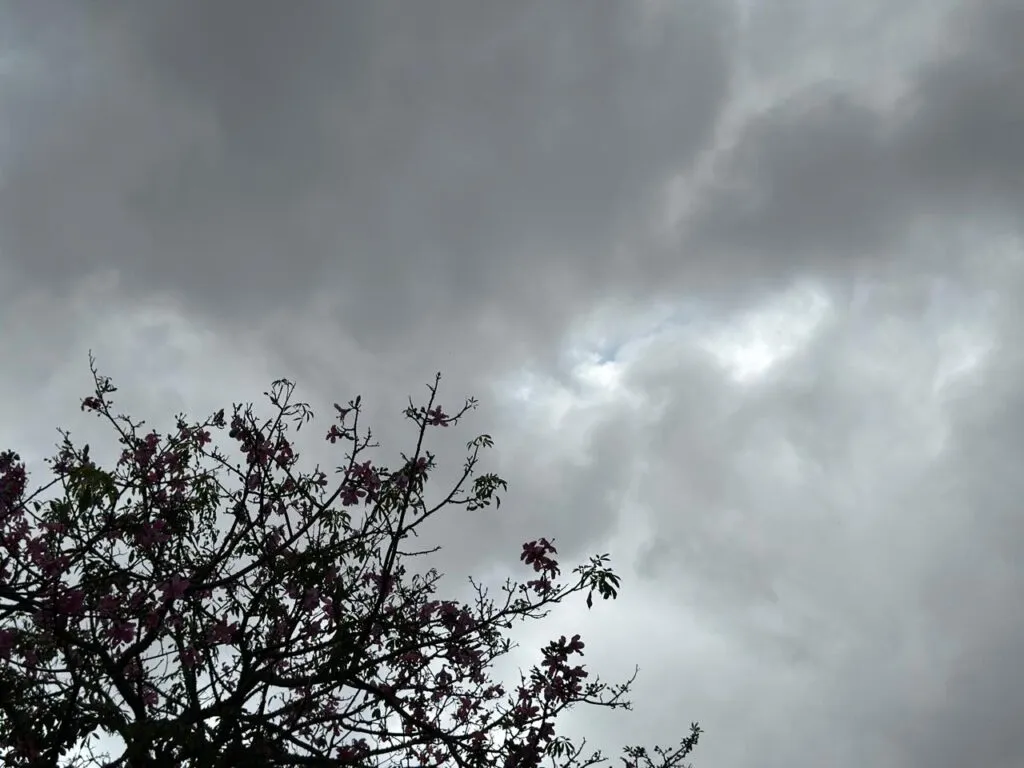 Céu nublado em Campo Grande